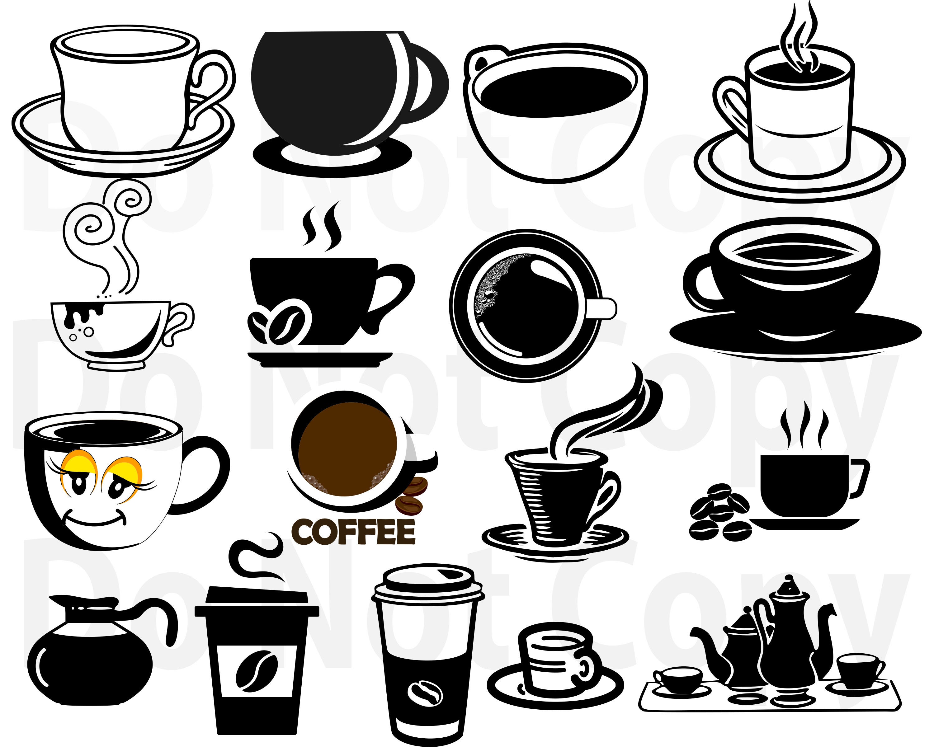 Free Free 200 Silhouette Vector Coffee Cup Svg SVG PNG EPS DXF File