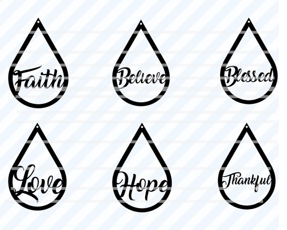 Download Earrings SVG Bundle Teardrop Earrings svg Thankful blessed ...