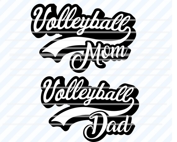 Download Volleyball Mom Svg Bundle Volleyball Dad Svg Files For Etsy