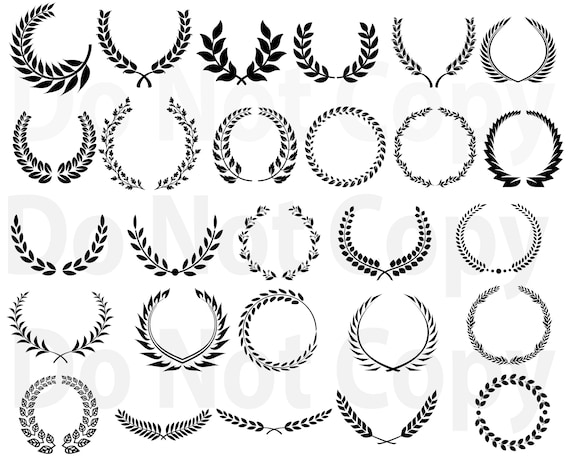 Download Laurel Wreaths Svg Bundle Laurel Svg File For Cricut Laurel Etsy