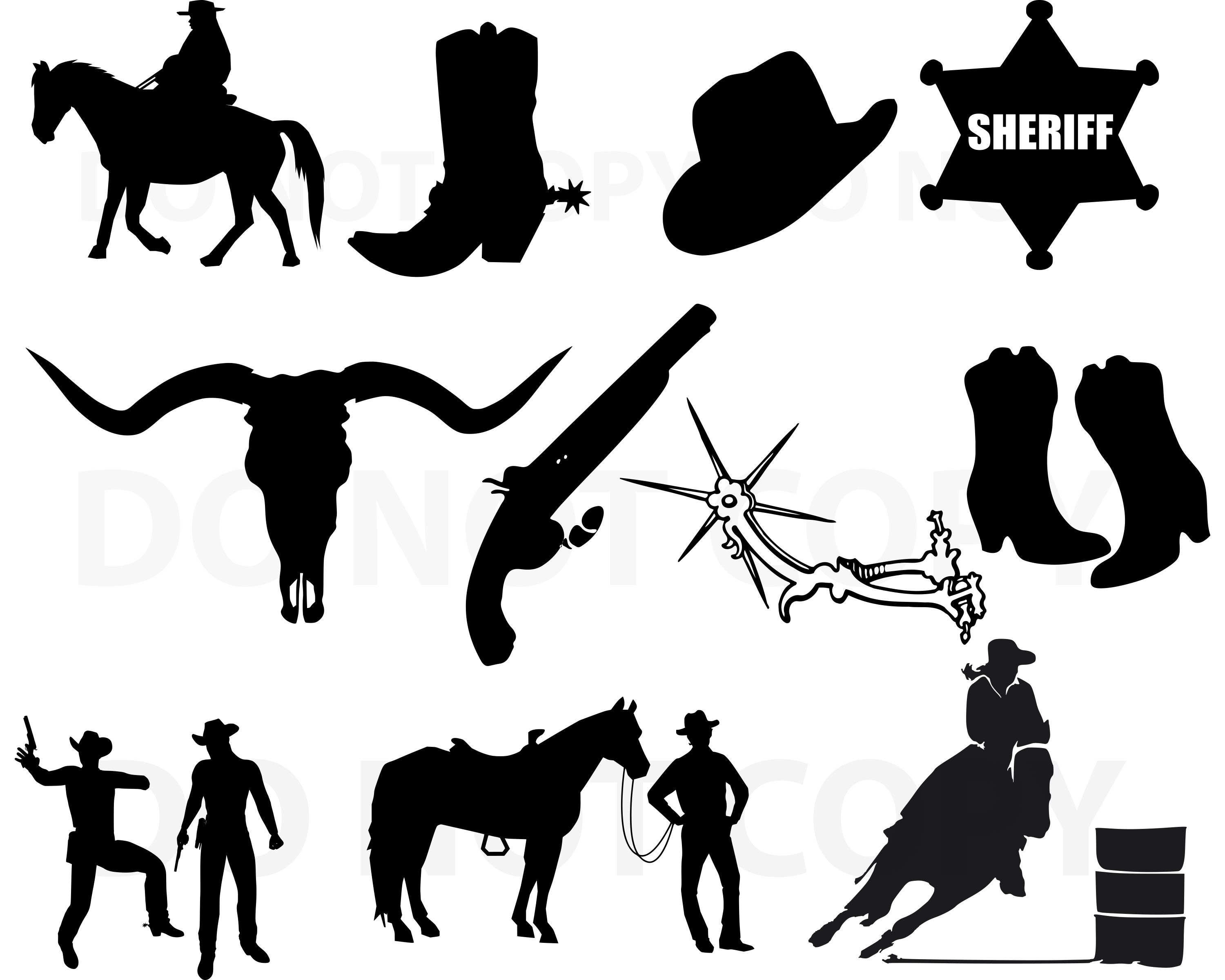 Cowboy Svg Bundle Cowboy Vector Cowgirl Svg File For Cricut Etsy | The