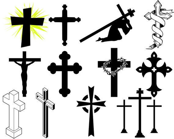 Download Easter Cross Svg Bundle Cross Vector Image Christian Svg Etsy