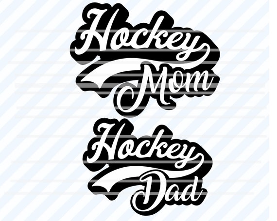 Hockey Mom Svg Bundle Hockey Dad Svg Files For Cricut Hockey Etsy
