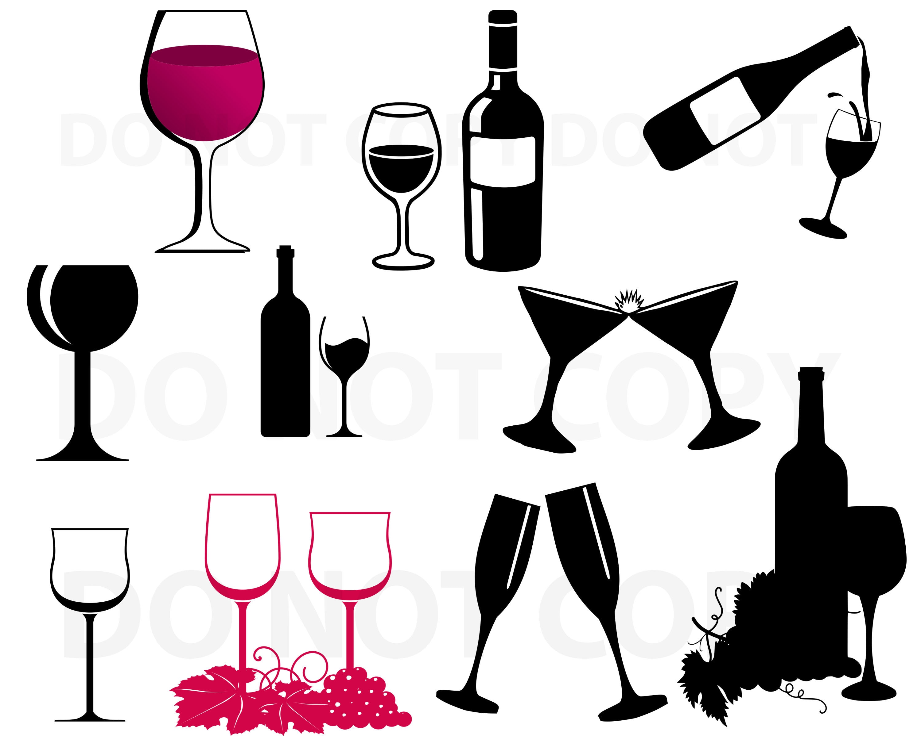 Download Wine Svg Bundle Wine Bottle Vector Svg File For Cricut Etsy
