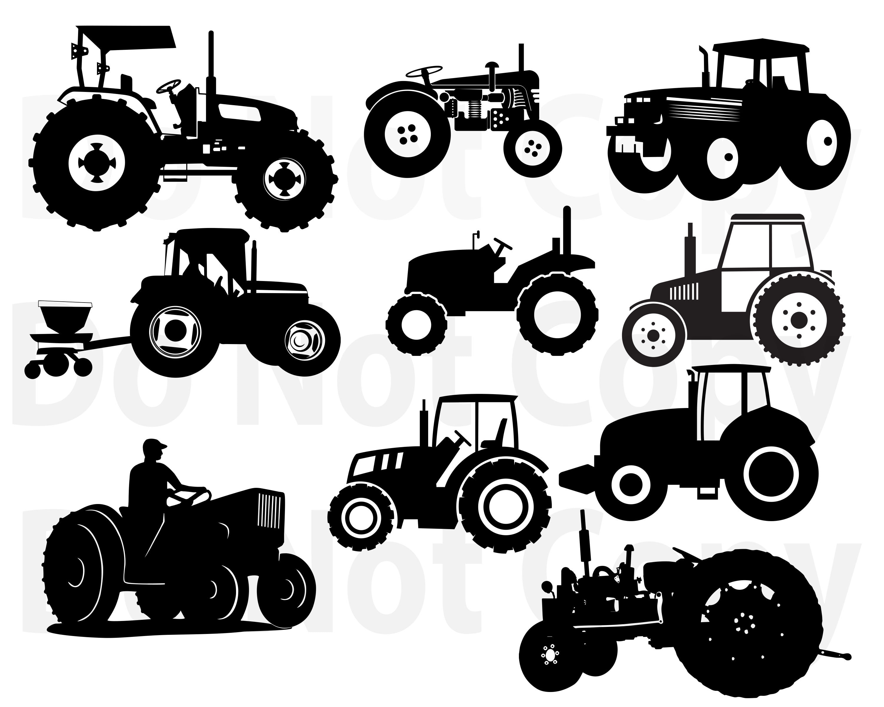 Download Farm Tractors SVG Bundle Tractor Svg file for cricut | Etsy