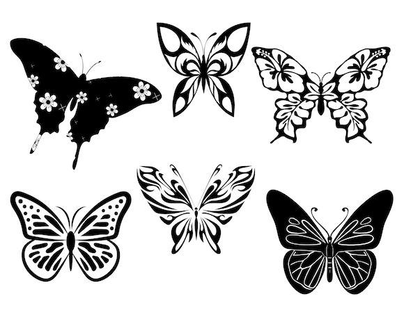 Butterfly SVG Bundle Butterfly Vector Butterflies Svg File | Etsy