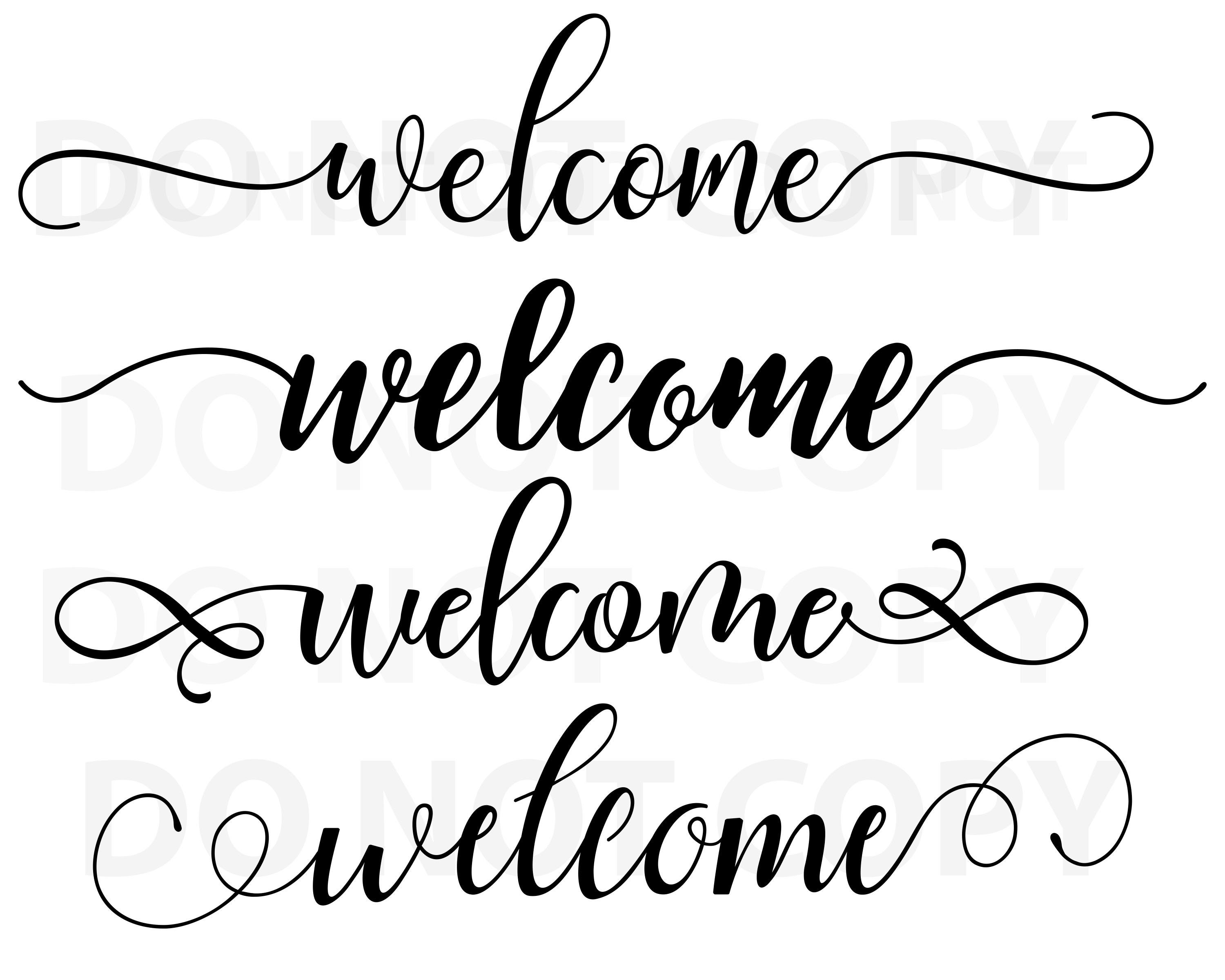 Download Welcome Sign SVG Bundle Quotes svg file for cricut Sayings ...