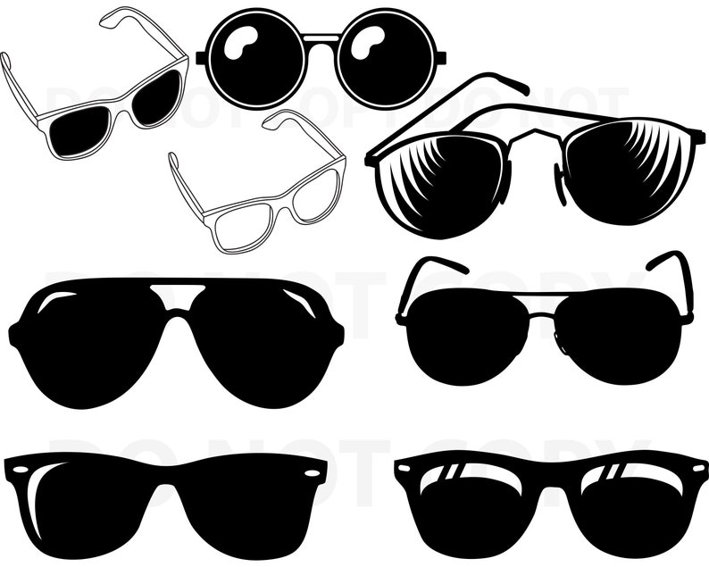 Sunglasses SVG Bundle Svg File for Cricut Design Elements Etsy Australia