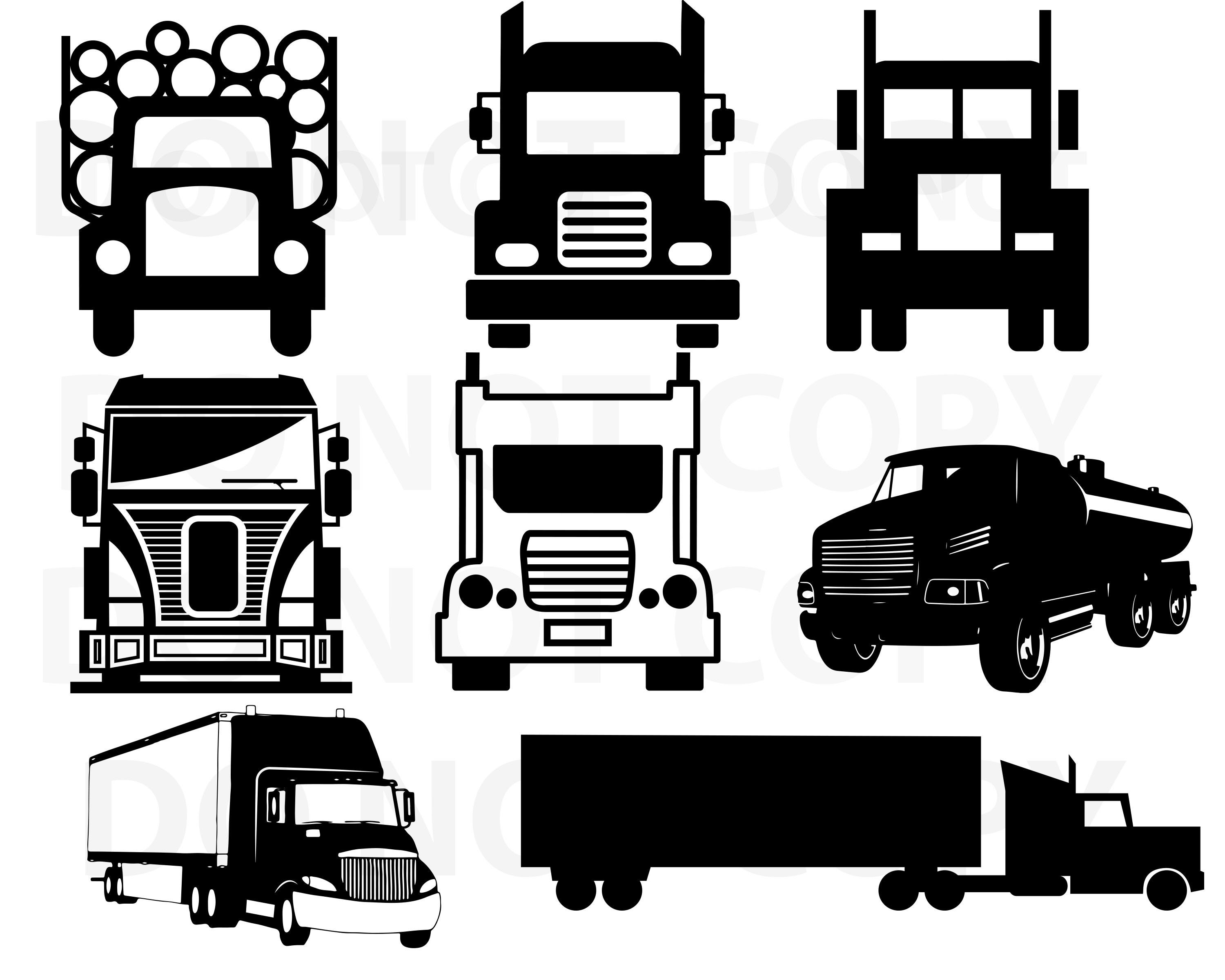 Download Semi Truck SVG Bundle Truck Svg file for cricut Design | Etsy
