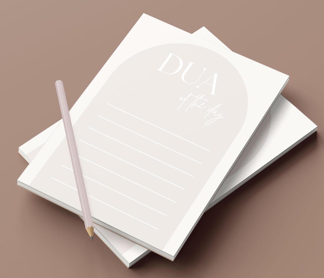 Dua of the Day Notepad | Islamic Notepad | Muslim Gift | Islamic ...