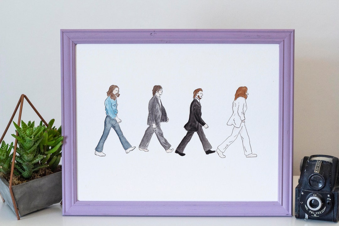 The Beatles Abbey Road Painting - Etsy