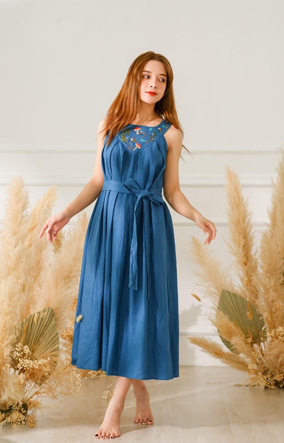 knee length dresses for ladies Cute Summer Dresses-Cute Dresses-Womens Casual Summer Dresses-Casual D –  Xiaolizi main image 0