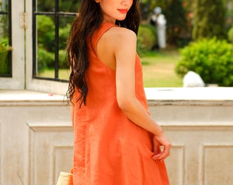 orange dress simple Off The Shoulder Satin Orange Simple Prom Dress