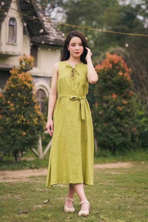 green vacation dress women Summer Boho Dresses For Women 2026 Solid Color Casual Border Flip Short Sleeve Cardigan Tank Dress Fashion Outfits