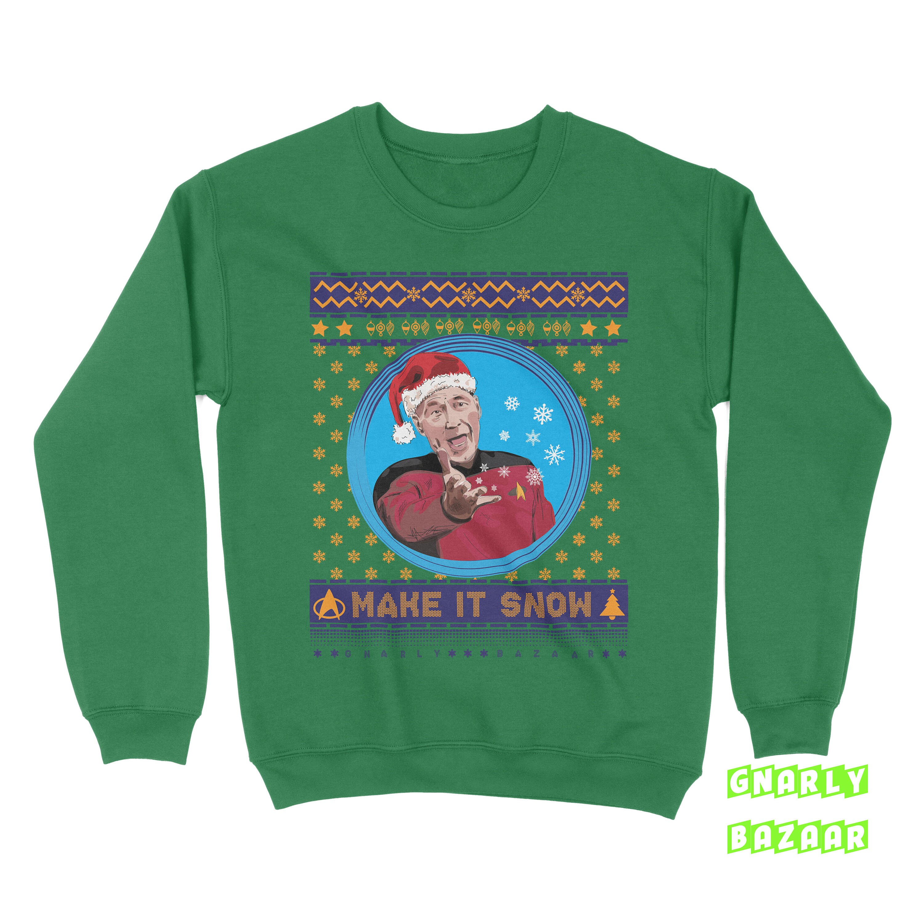 Picard make it snow sweater discount