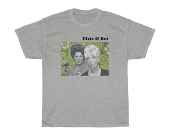 Elsie et Bet Couleur plus claire Coton Tee Coronation Street Corrie Yorkshire