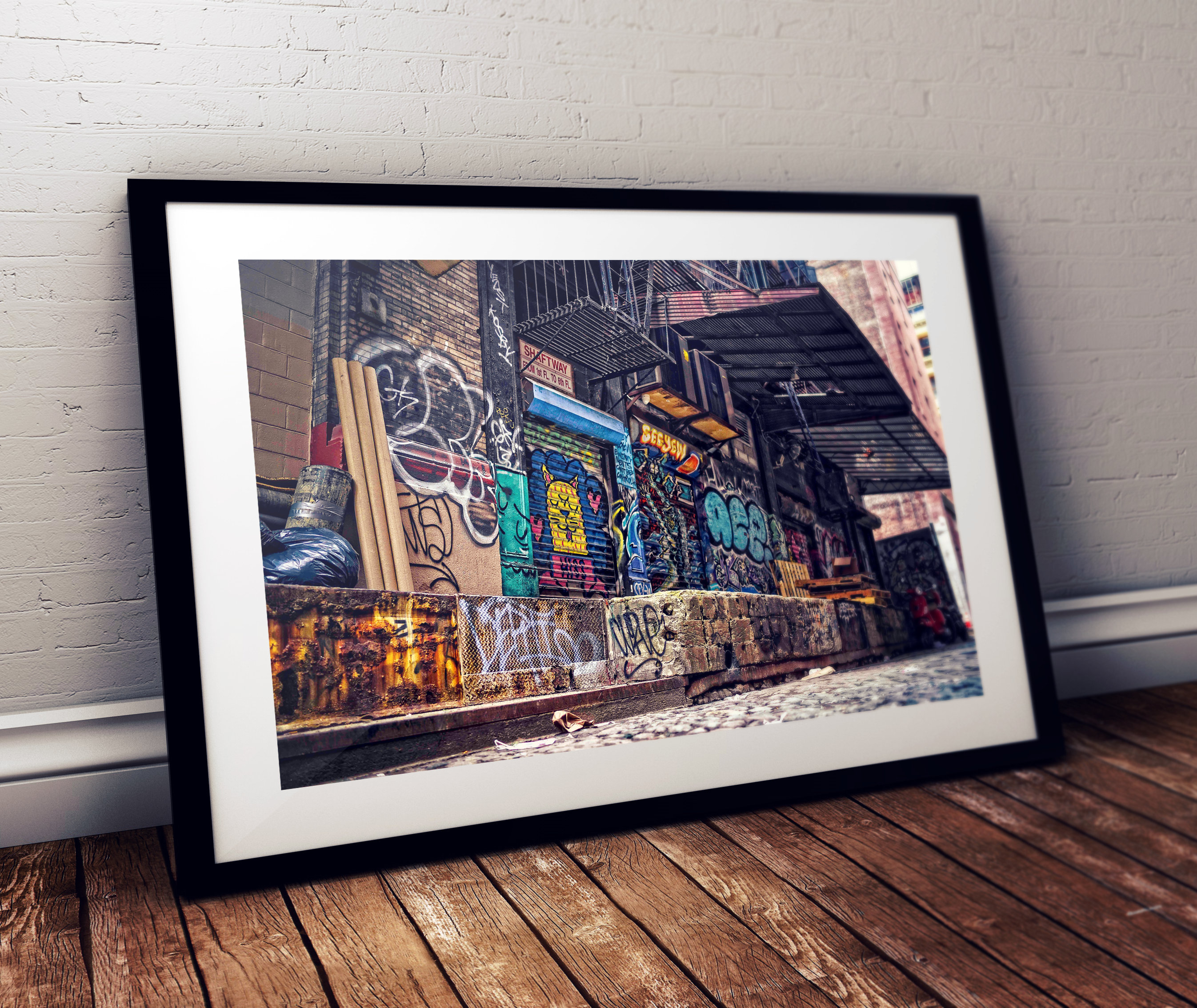 New York City Graffiti Alleyway Photo Print by Paul Brake, NYC