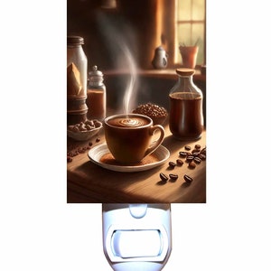 Coffees Golden Hour Coffee Decorative Night Light / You Choose Shape of Night Light