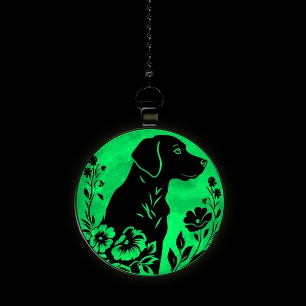 Moon Mermaid Glow In The Dark Ceiling Fan / Light Pull Pendant With Chain