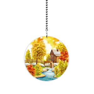 Autumn Mill  Fan Pull / Light Pull