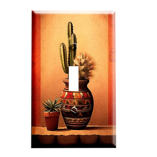 Cactus Chic Decorative Switch Plate Cover