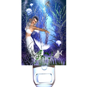 Mermaid Jellyfish Reef Decorative Night Light