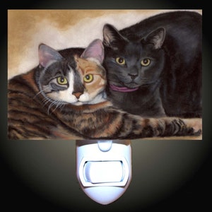 Loving Cats Decorative Night Light