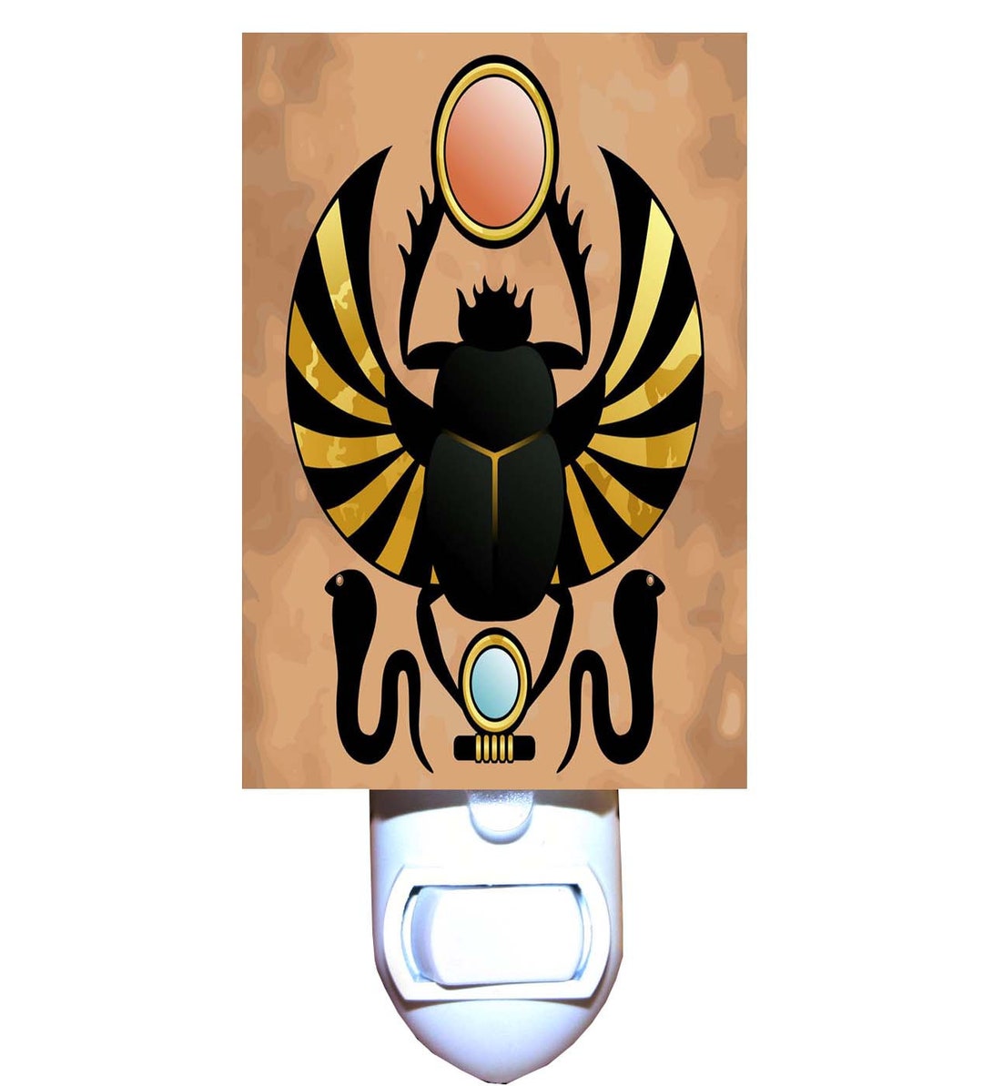 Egyptian Scarab Decorative Night Light Etsy