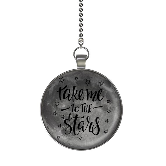 Take Me To The Stars Glow In Dark Ceiling Fan Light Pull Dark Ceiling Fan Light Pull, Glow In The Dark Ceiling Fan Pull