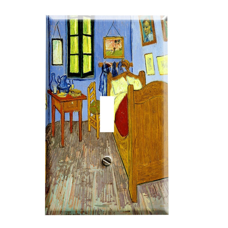 Vincent Van Gogh Bedroom In Arles Decorative Switch Plate Cover