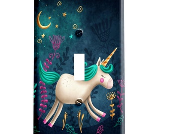 Whimsical Evening Unicorn Decorative Switch Plate Cover