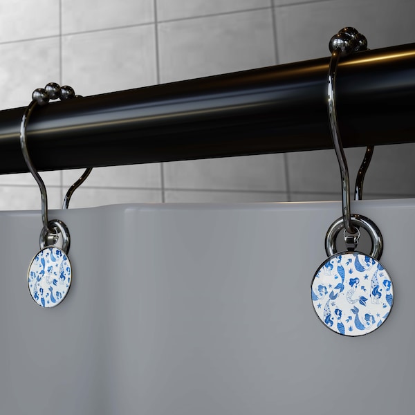 Shower Curtain Hooks - Etsy
