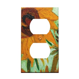 Vincent Van Gogh Sunflowers Detail Decorative Outlet Cover