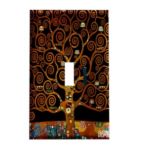 Gustav Klimt Under The Tree of Life Decorative Switch Plate Cover / Outlet Cover / Wall Plates