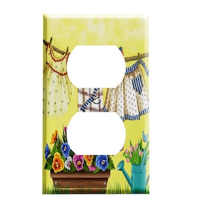 Hanging Out The Laundry Decorative Outlet Cover