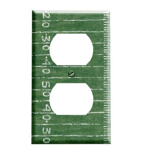Football Field Decorative Outlet Cover