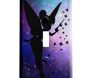 Tinkerbell Magic Silhouette Decorative Switch Plate Cover