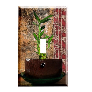 Asian Bamboo Decorative Switch Plate Cover