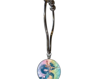 Set of 12 Mermaid Seashell Shower Curtain Hooks
