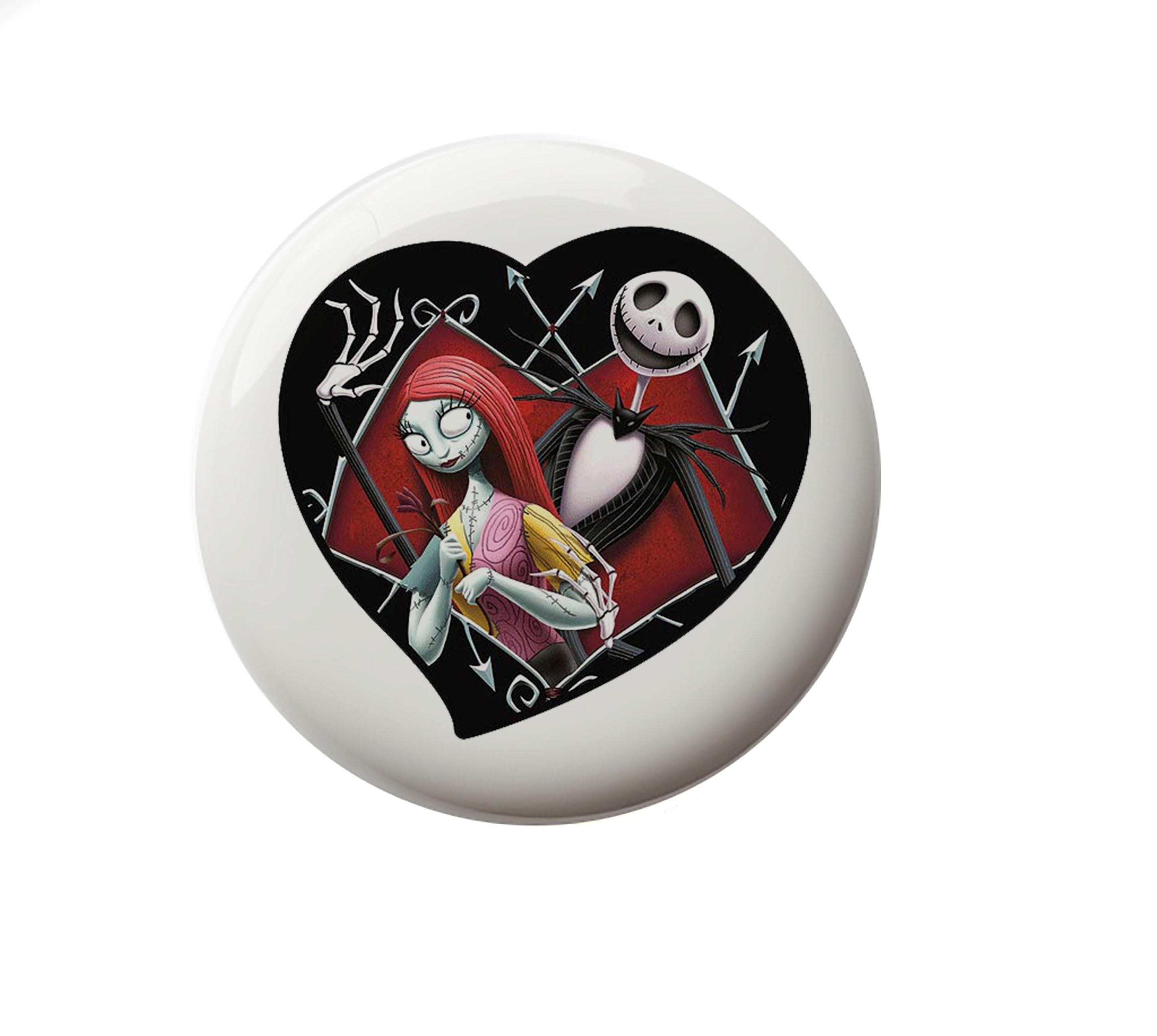 nightmare before christmas dresser knobs Ceramic Drawer Knob: Jack and Sally sa_md_30 Each pack includes two Mickey & Minnie Mouse Decorative knobs Color::#16-Zinnwaldite