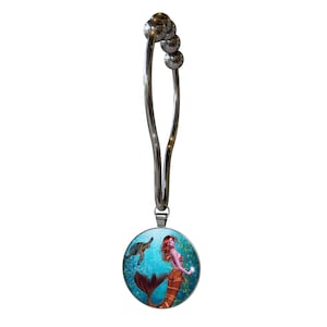Set of 12 Mermaid Oyster Reef Shower Curtain Hooks