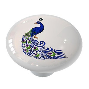 Elegant Peacock Decorative Drawer Knob