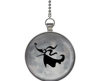 Nightmare Before Christmas Zero Dog Glow in the Dark Ceiling Fan / Light Pull Pendant with Chain