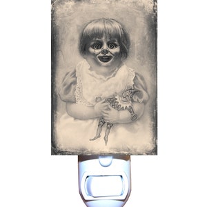 Vintage Horror Doll Decorative Night Light