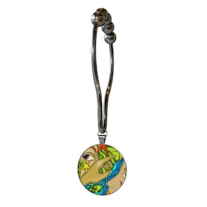 Set of 12 Abstract Mermaids Shower Curtain Hooks