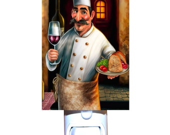 Italian Cucina Chef Decorative Night Light