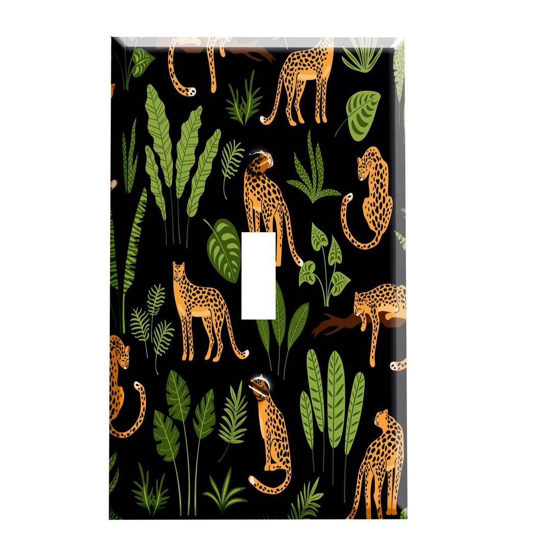 Cheetah Jungle Decorative Switchplate Cover - Etsy