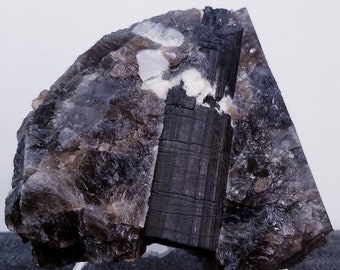 Barite Tourmaline Quartz Baryte Included Crystal Raw Rough Natural Self Healed Gemstone Barrite Grid Reiki Healing Mineral Specimen