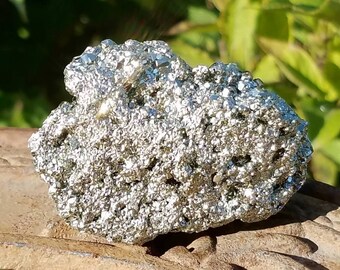 Pyrite Raw Gemstone Rough Fools Gold Golden Specimen Stone of Prosperity Crystal Reiki Healing Stone of Fire Mineral Crystal
