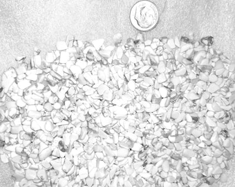 White Jade Gemstone Chips Crystal Healing Epoxy Resin No Hole Chakra Meditation Altar Witchy Pagan Metaphysical Craft Supplies Grounding